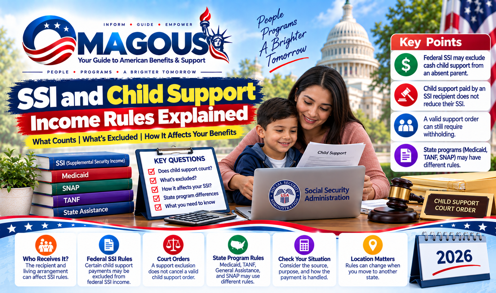 SSI and Child Support Income Rules Explained
