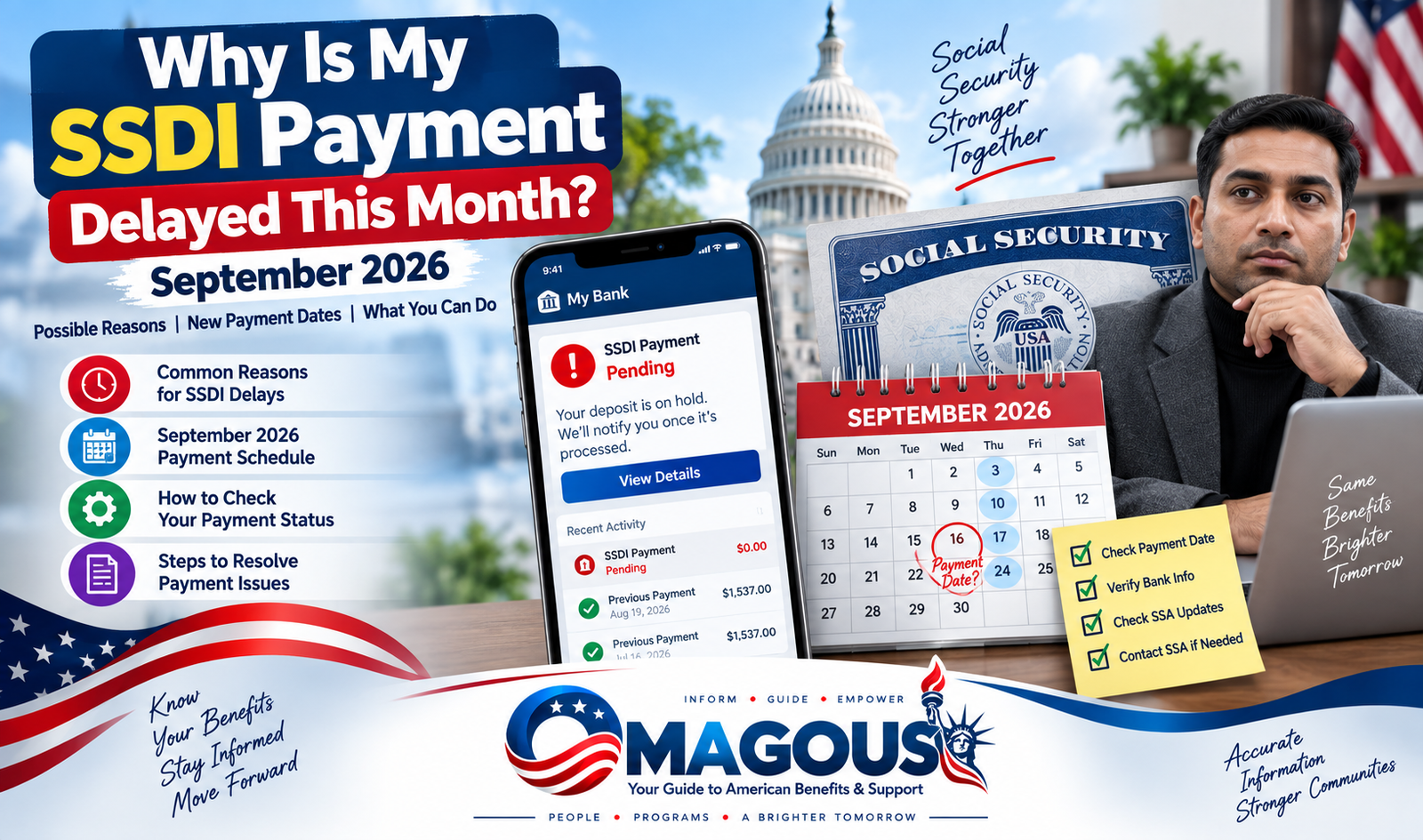 Why Is My SSDI Payment Delayed This Month September 2026