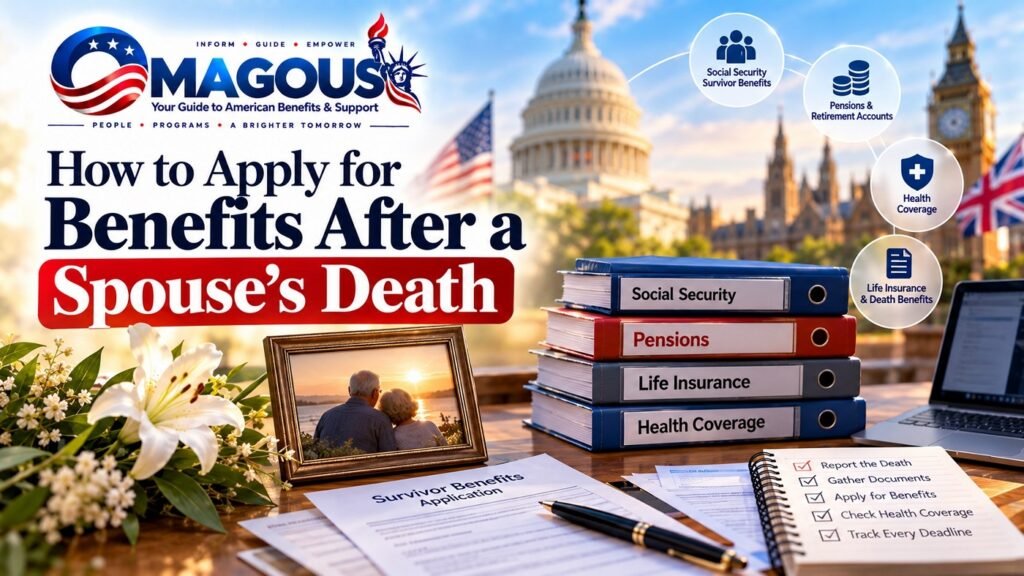 How to Apply for Benefits After a Spouse's Death