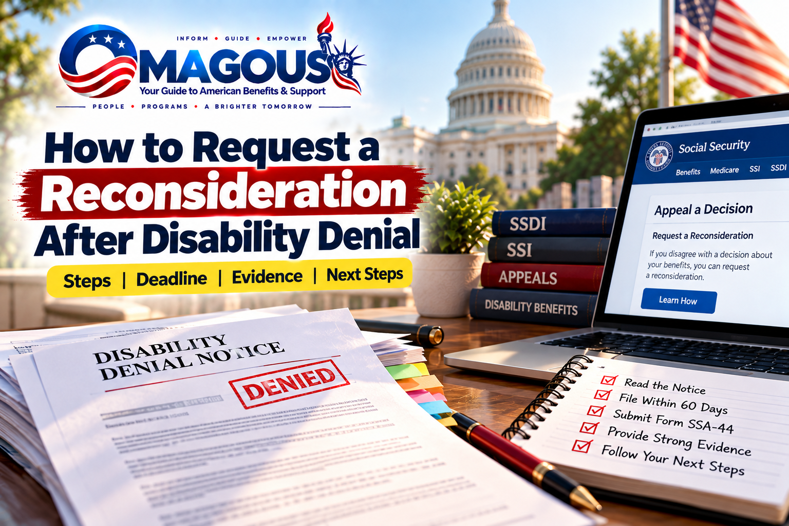 How to Request a Reconsideration After Disability Denial